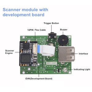 Escáner de código de barras de montaje fijo con detección automática, lector de código Qr integrado de tamaño Mini, módulo de escáner de código de barras 2D - Product Image 3