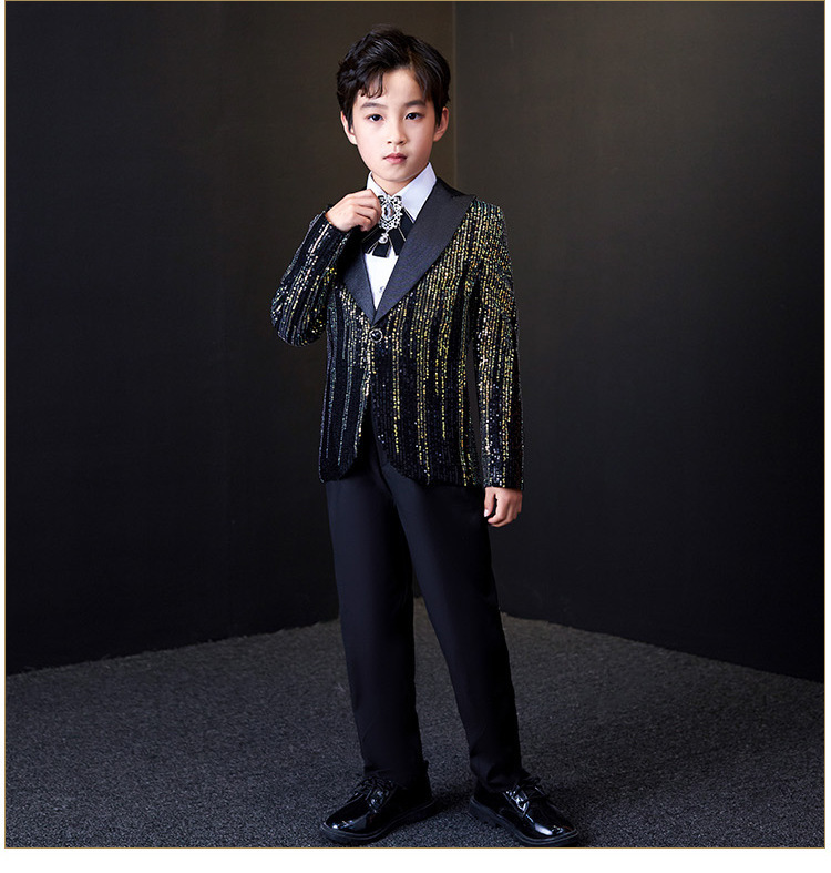 3 pieces(blazer+white shirt+bow tie)