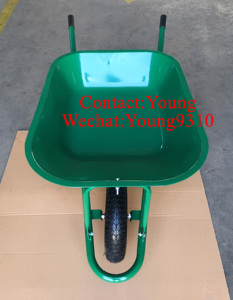 Heavy Duty Green Welded <strong>Saudi</strong> Arabia Wheelbarrow Using for Construction Welding <strong>Site</strong> - Product Image 2
