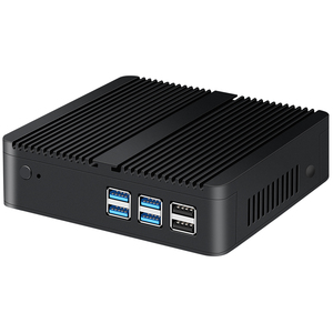 Portátil portátil de escritorio computadora en-tel Pen-tium N3700 Linux HTPC LAN Gigabit Dual HD puerto sin ventilador Barebone Mini PC - Product Image 4