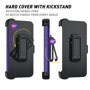 Four-in-One Cell Phone <strong>Cover</strong> With Clip Heavy-duty, Shockproof Defender Robot case Case for Redmi Note 13 4G Smartphones - Product Image 3