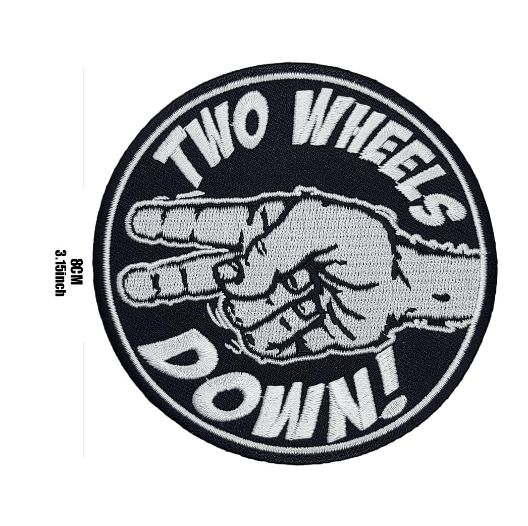 V01793-1 two wheels scissor hand (black and white)