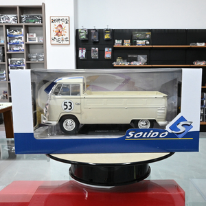 SolidoS 1/18 VW T1 פיק אפ רייסר 53 סגסוגת סימולציה צעצוע דגם מכונית יצוק