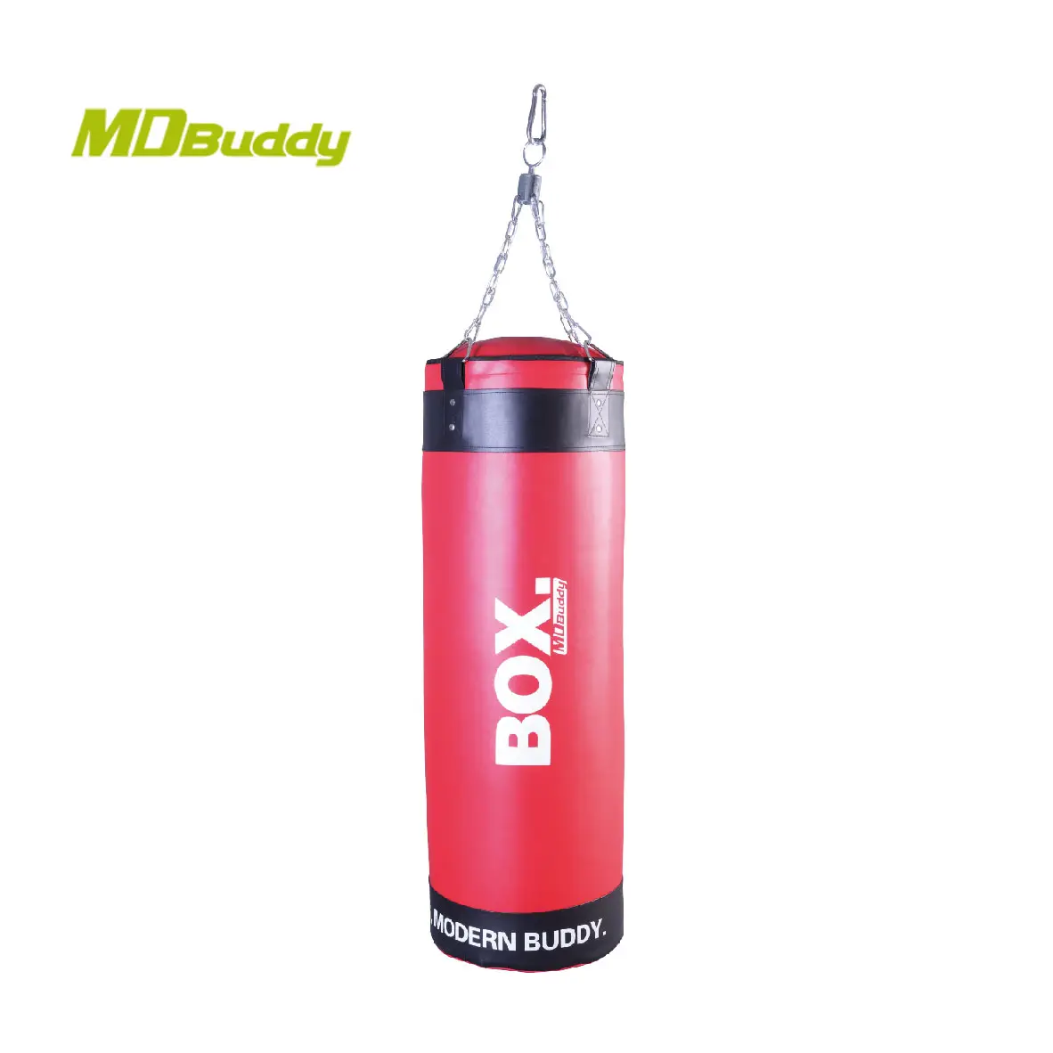 MDBuddy OEM ODM Hanging Punch Bag boxe pesante per Mma Karate Judo Muay Thai Kickboxing 55-100Lbs