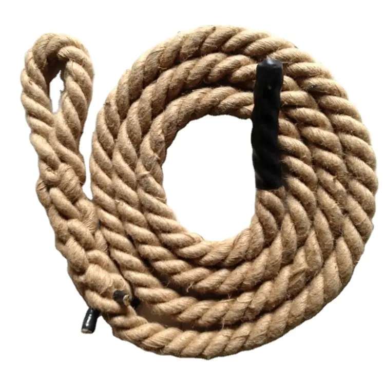 Durable 100% Jute or 100% sisal climbing rope hemp rope manila rope carton packing