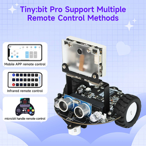 Yahboom Tiny: pythonプログラミング用のmicrobitV2に基づくK210モジュールを備えたbit Pro AIビジュアルロボットカー - Product Image 3