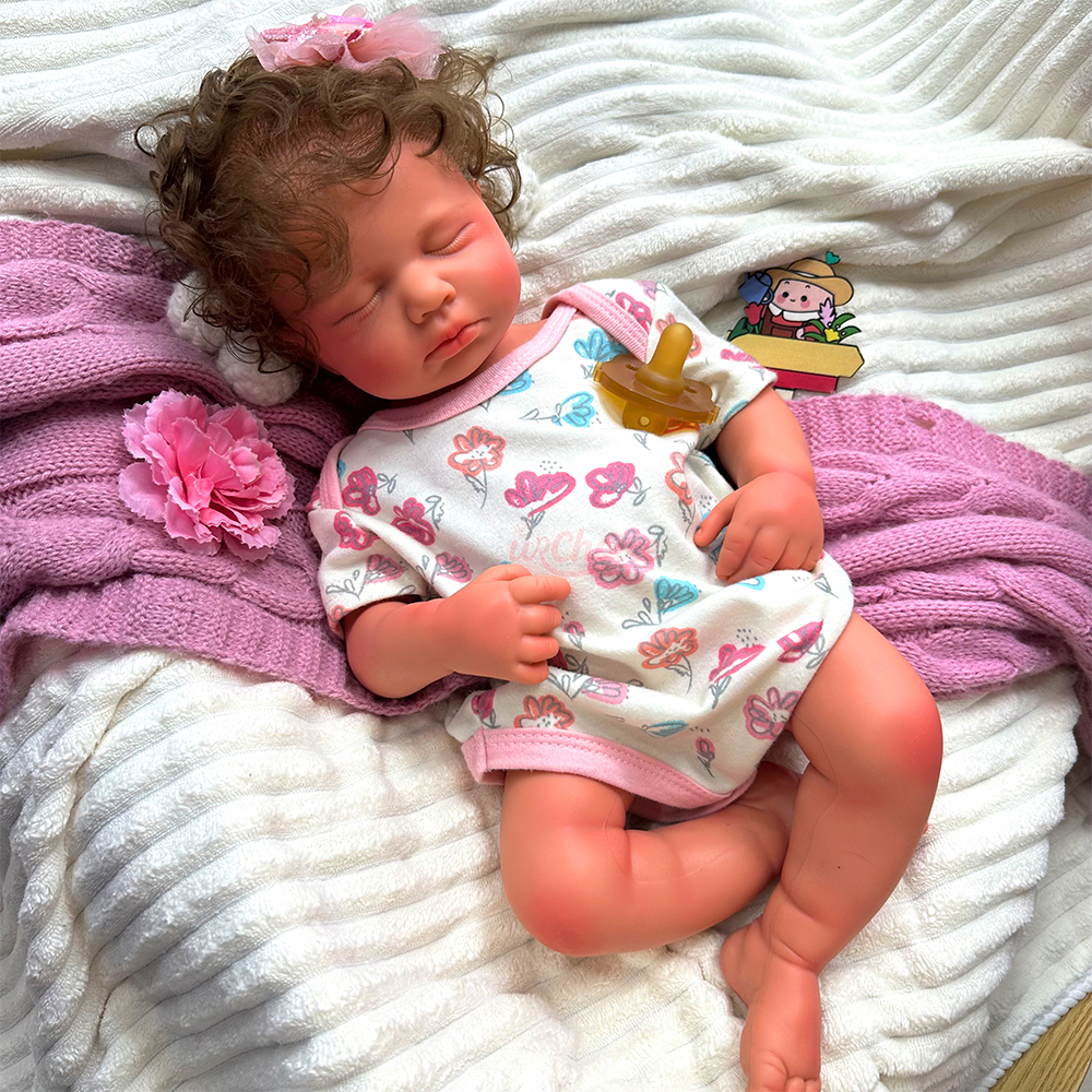 Girl #3 & brown curly hair