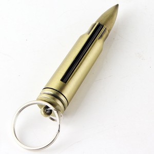 Toptan Mini metal mermi şekli çakmaktaşı maç çakmak anahtarlık mermi şekli çakmak - Product Image 3