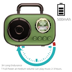 Taşınabilir Mini Bluetooth hoparlör, entegre hoparlör amplifikatör ve mikrofon, çocuk oyuncak şarkı performansı hediye