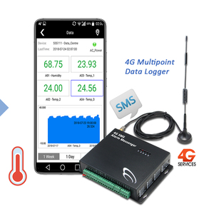 <strong>Temperature</strong> <strong>and</strong> <strong>Humidity</strong> <strong>Sensor</strong> for Server Room 4G Multipoint Data Monitor 4G <strong>Temperature</strong> <strong>Humidity</strong> SMS Alarm - Product Image 2