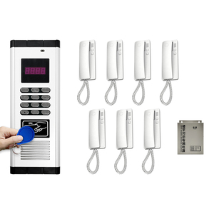 Multi Families Intercomunicador barato Voz sin chirrido 2 Sistema de teléfono de intercomunicación con cable Intercomunicador de audio para apartamentos múltiples - Product Image 1