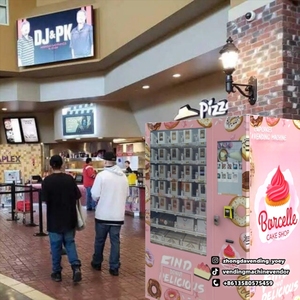 Bánh lạnh máy bán hàng tự động thực phẩm cupcake Máy bán hàng tự động để bán bánh Máy bán hàng tự động với thang máy - Product Image 6