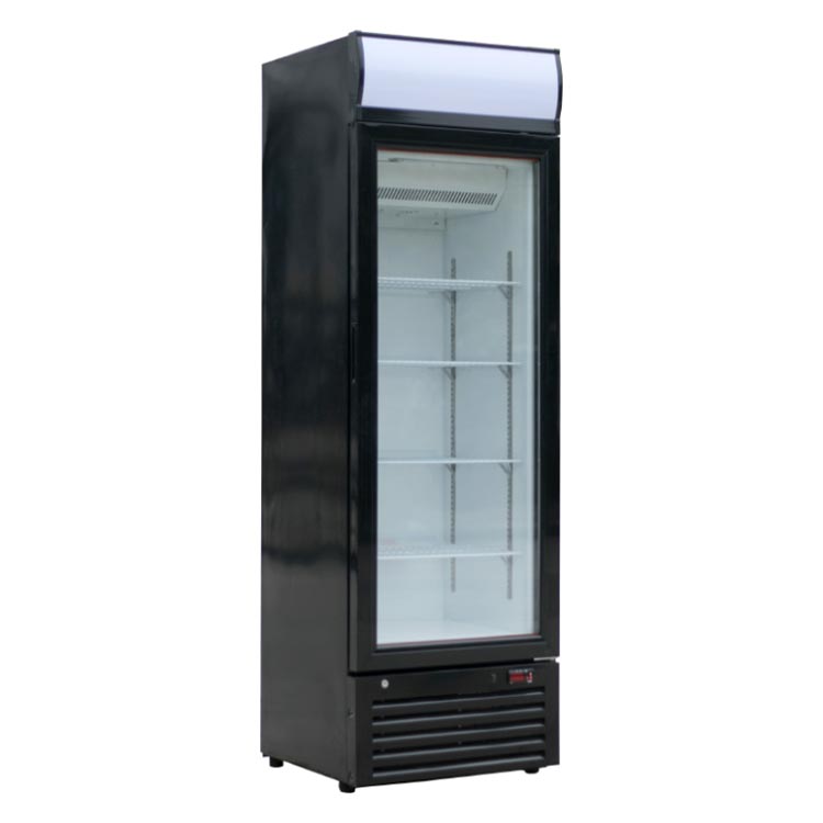 268l glass door frost free vertical freezer display cabinet ice cream display cabinet