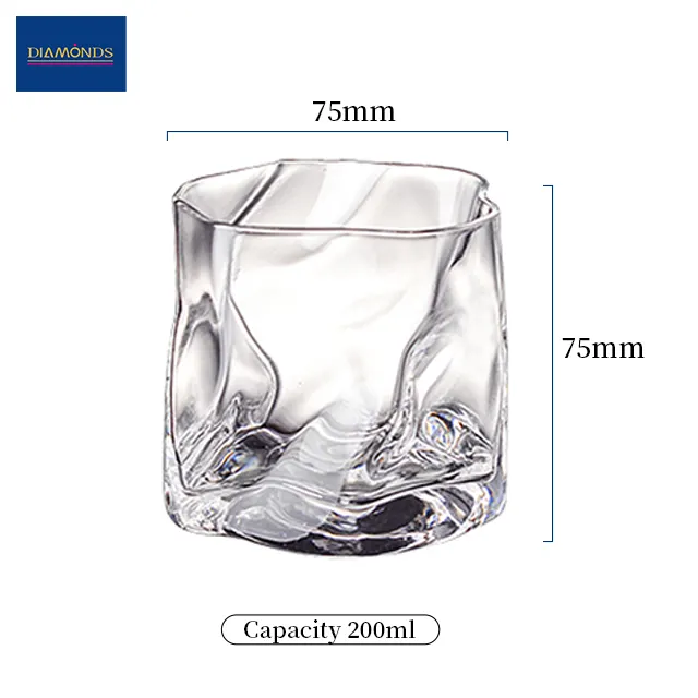Drinking glass Transparent Juice Glass Heat Resistant Drink Glass Cup 2023 Hot Selling