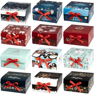 Özelleştirilebilir noel hediyesi kutu mat Finish ile folyo bitirmek için saatler takı kozmetik giysi karton kutuları mıknatıs şekli - Product Image 6