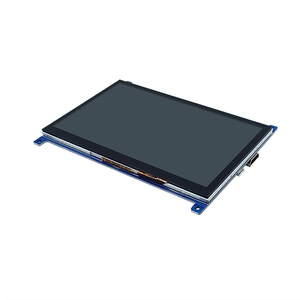7,0-Zoll-HDMI-Monitor 1024x600 Pixel HD-LCD-Himbeer-Pi-Bildschirm mit Treiber-PCB-Match-Halter für Raspberry Pi 4 & Pi 3 B.