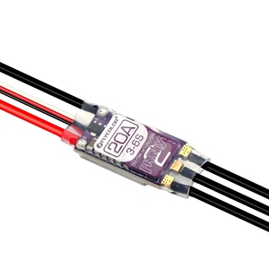 FLYCOLOR Francy2 бесщеточный ESC 20A 30A 40A 50A BLHELI-32 BL32 3-6S регулятор скорости 5V/3A 12V/2A для радиоуправляемый самолет - Product Image 1