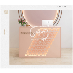 伟大的佛山工厂现代设计办公室柜台桌接待处用于美容水疗中心 - Product Image 3