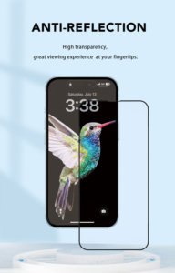 ANANK 9H 2.5D Ultra Clear iphone 16 Pro Max için şeffaflık AR anti-yansıtıcı ekran koruyucu geliştirmek - Product Image 2
