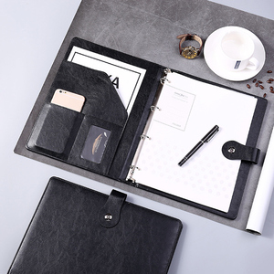 Bán buôn padfolios da A4 tài liệu thư mục clipboard biểu tượng tùy chỉnh cuốn sách bìa cho Bảo Trì Xe đăng nhập cuốn sách danh mục đầu tư thư mục - Product Image 2