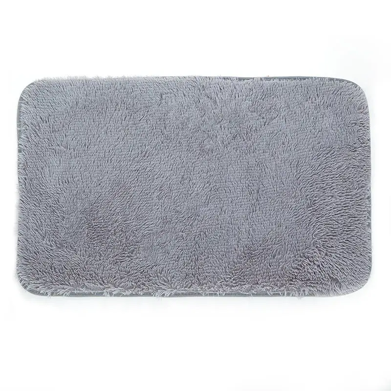 Anti - skid Microfiber Non Slip Bath M Mat Microfiber Absorbent Shaggy Carpet Bath Mats