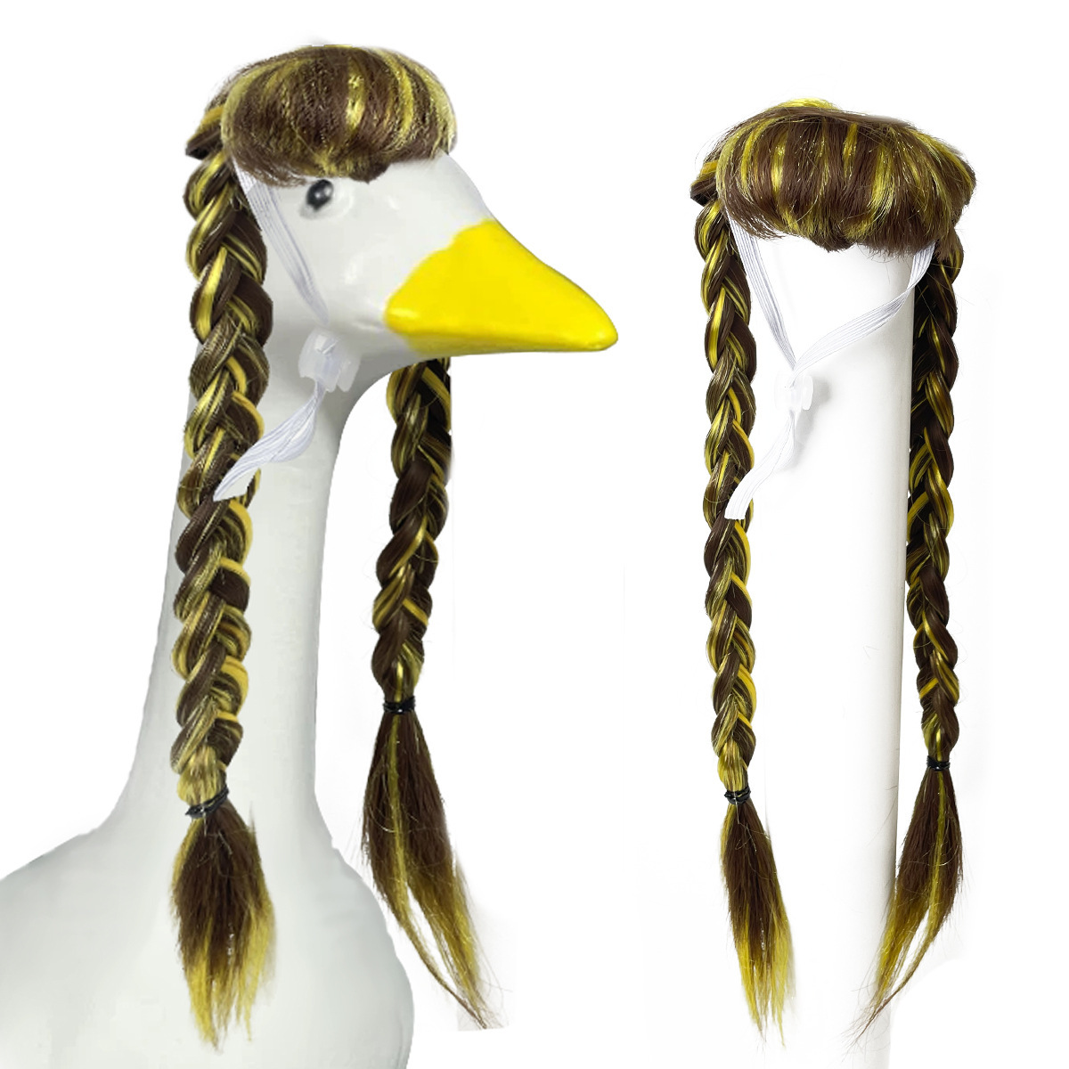 Grosse oie double tresse repérée
