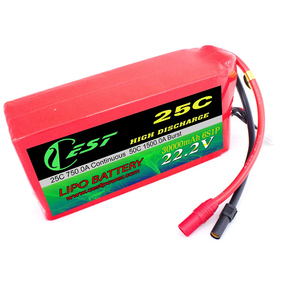 11.1V 22.2v脂电池3S 6S 60C 100C 6000毫安时8000毫安时10000毫安时锂离子22.2v脂锂无人机电池，用于FPV无人机 - Product Image 1