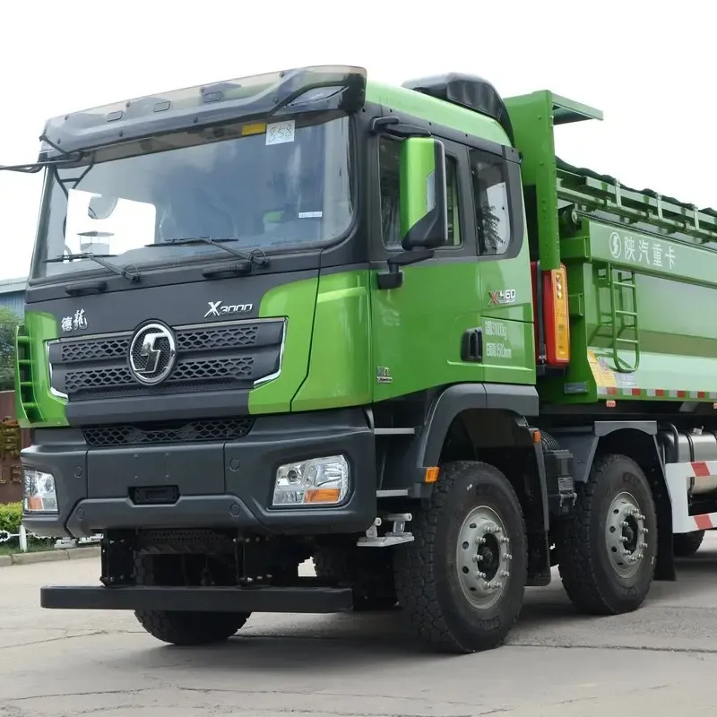 Shacman X3000 4x4 6x4 8x4 460HP 12 roues 30 tonnes utilisé camion à benne basculante à usage intensif