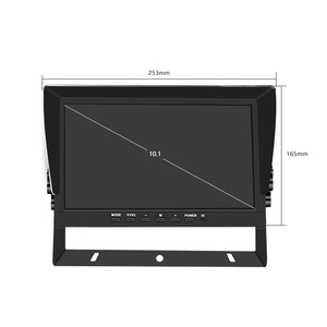Monitor de coche de 10,1 pulgadas, entrada VGA, pantalla HD IPS, pantalla LCD, pantalla HD con soporte en U, seguridad del vehículo - Product Image 3