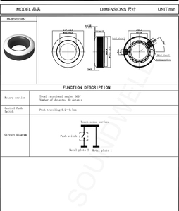 Modulo Encoder MD47 con Touch Screen Smart Display LED Soundwell modulo integrato - Product Image 2
