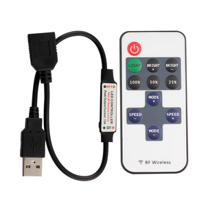 LED-Streifens teuerung Mini-Dimmer RF-Fernbedienung DC 5V 12V 24V Controller Für LED 5050 2835 Strip Single Color