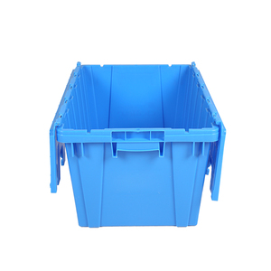 Caja de transporte de fruta apilable, contenedor de almacenamiento móvil de plástico, caja de logística - Product Image 4