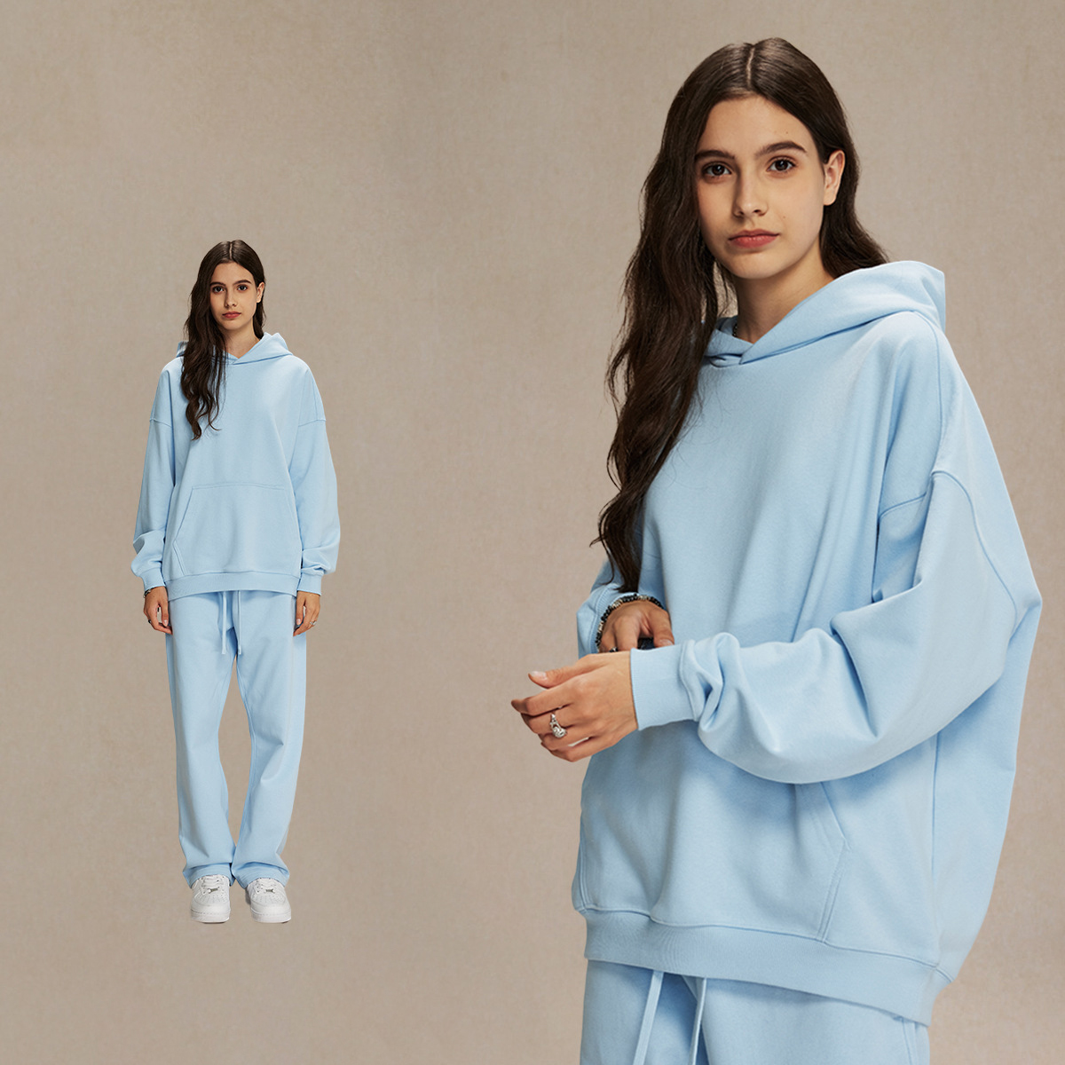 Light Blue Hoodie