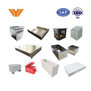 กล่องเหล็กสแตนเลสสี่เหลี่ยมขนาดเล็กงานผลิตแผ่นโลหะแบบติดผนัง - Product Image 1