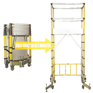 Andamio telescópico de aluminio multiusos, certificado CE, mini tipo para construcción - Product Image 6