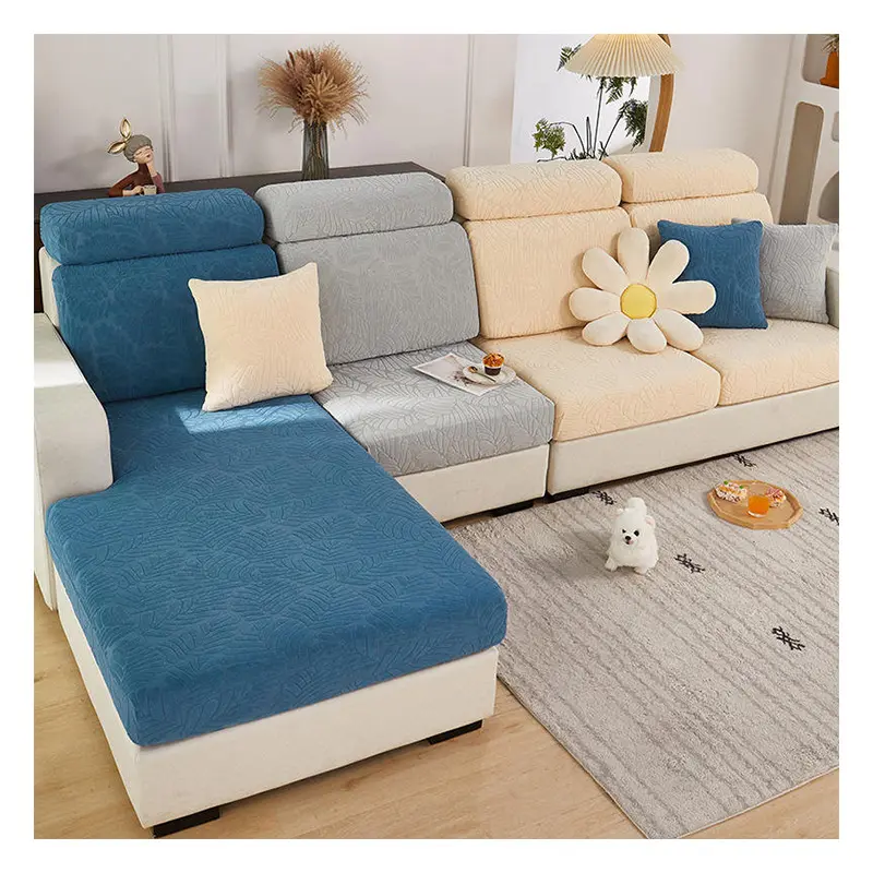 Fodera per divano in velluto elastico universale per quattro stagioni elasticizzato in tessuto per la casa
