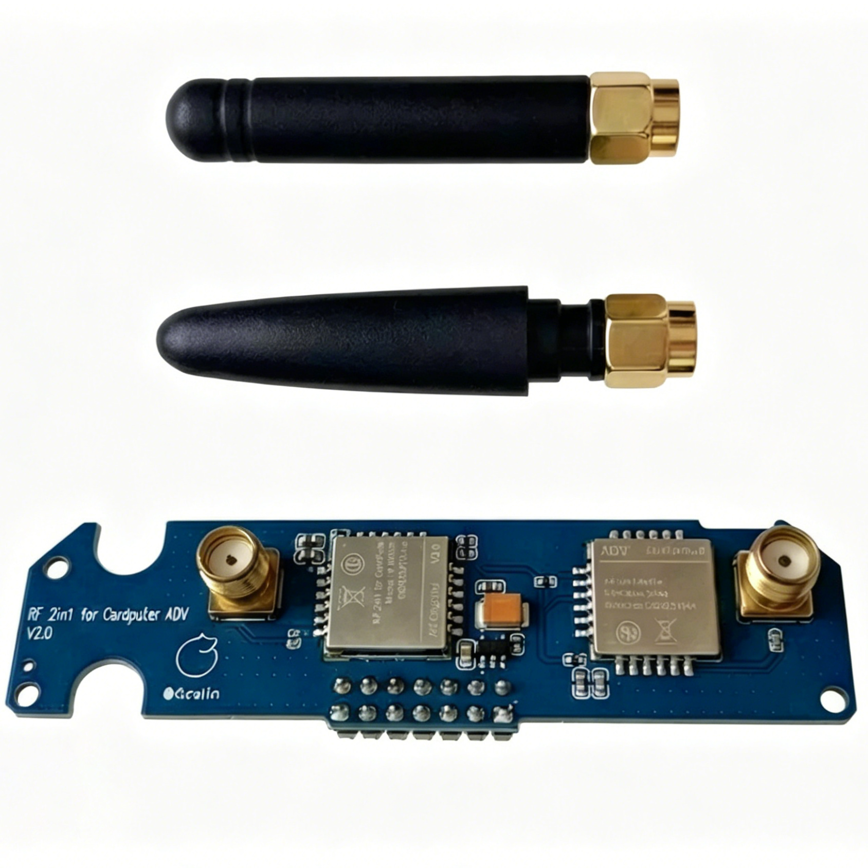 Module bleu + antenne