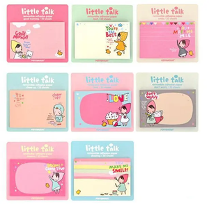 Bloc de notas reutilizable de diseño personalizado Bloc de notas bonitas Kawaii Papelería Notas adhesivas - Product Image 3