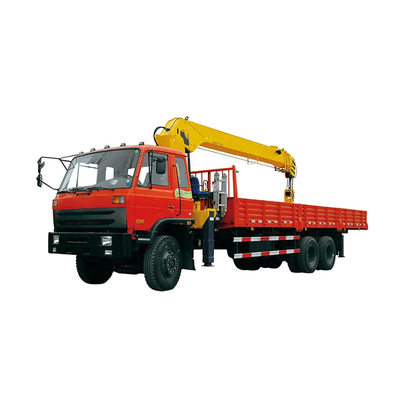 Grúa de brazo hidráulico oficial profesional de 12 toneladas grúa montada en camión SQ12SK3Q
