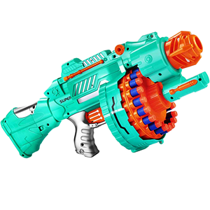 Automatic Motorized Electric 7.4V Powerful <strong>Blast</strong> Soft Foam Dart 20pcs Bullet Gun Toy with USB Rechargeable Battery Child's Gift - Product Image 4