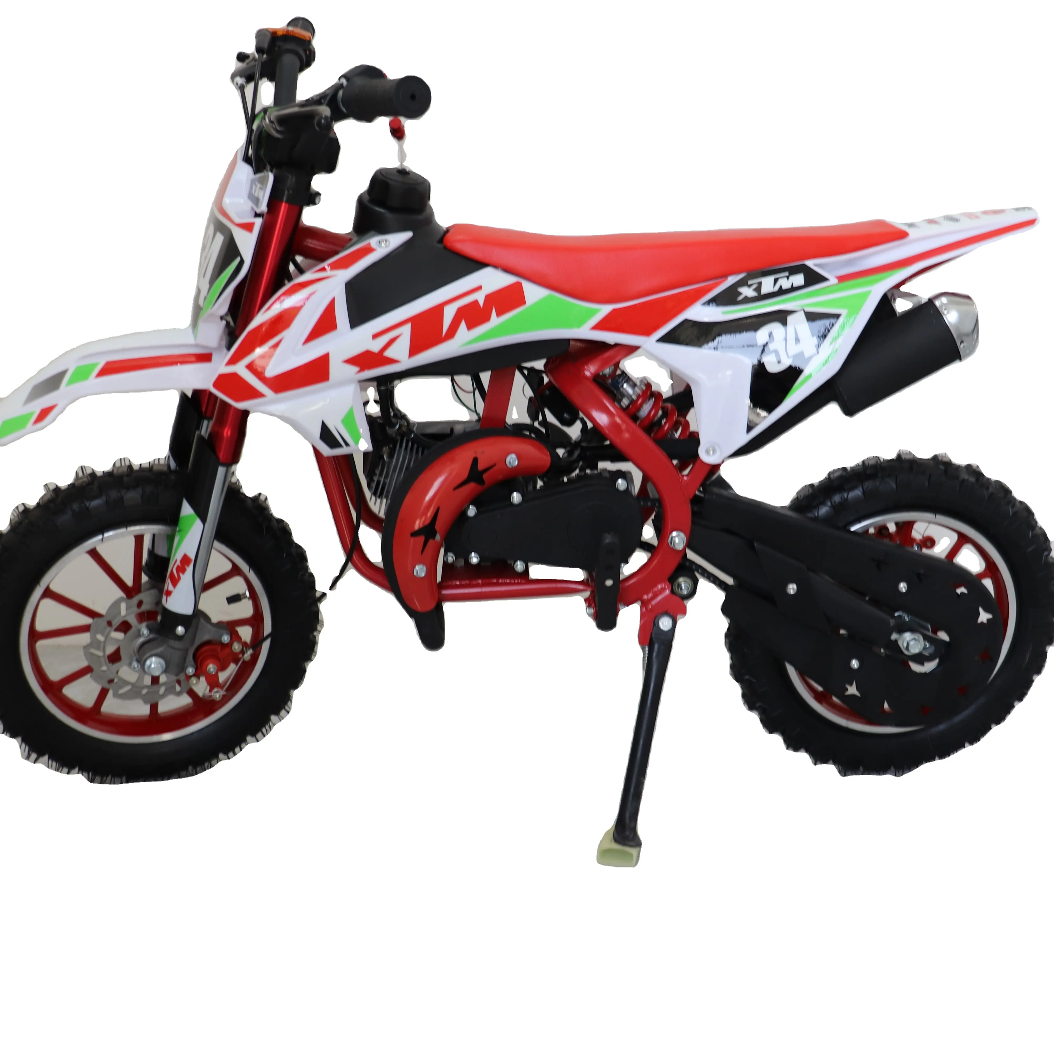 Bambini gas a buon mercato 49cc dirt bike in vendita 2 tempi 50cc Mini Moto benzina 2 tempi fuoristrada mini Moto 50cc dirt bike 49cc