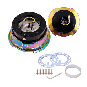 JDM yeni yüksek performanslı top kilit direksiyon NR * Logo yarış modifiye Styling ile hızlı yayın evrensel - Product Image 6