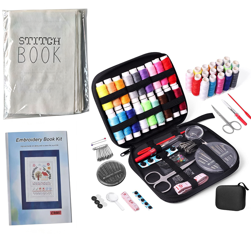 Kit de Costura B+ de 86 piezas con Lupa