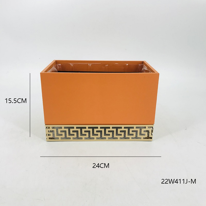 Orange 411-M (Leather Texture)