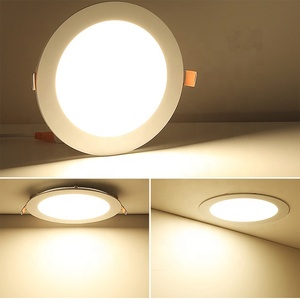 Custom Recessed LED Panel Downlight 6w <strong>12w</strong> 18w 24w 30w DIP Switch Tri Color Round Square <strong>4</strong> Inch 6 Inch SMD LED Panel <strong>Light</strong> - Product Image 4