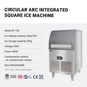 Commercial Stainless Steel PLC Core Components Water Block Bin Garment Shops Housing Electric Power <strong>Source</strong> <strong>Input</strong> Ice Maker - Product Image 2