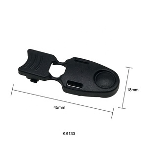 Moldeado por inyección personalizado de plástico PP, nailon, Color negro, cordón elástico, tope de cuerda, cierre final de cable, venta al por mayor - Product Image 4
