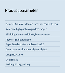 Venta al por mayor Cable de vídeo HD 2,1 Hdmi 48Gbps 60Hz Puerto de pantalla a 8K 4K Proyección de pantalla para REPRODUCTOR DE TV de ordenador - Product Image 4