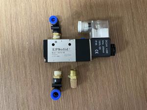 DC12V 3V210-08铝制气动电磁阀3通2位1/4 ”手动新空气先导结构 - Product Image 4