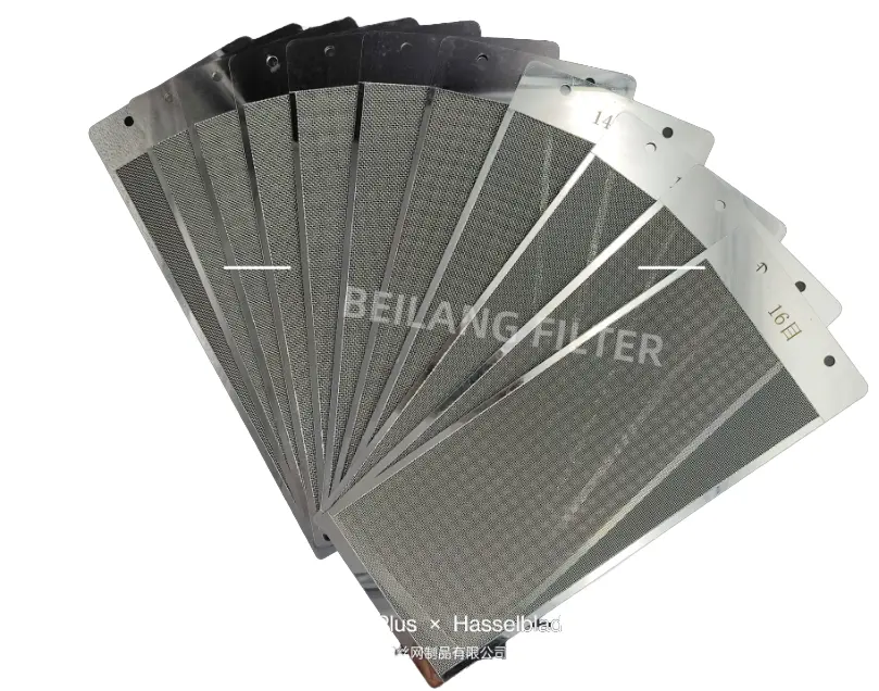 Fabricantes Granulador seco pantalla 14 malla panel de acero inoxidable Placa de pantalla de filtro microporoso de metal
